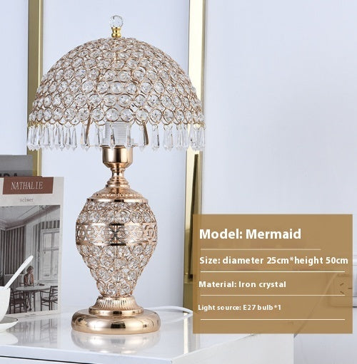Luxurious Crystal Romantic Bedroom Lighting