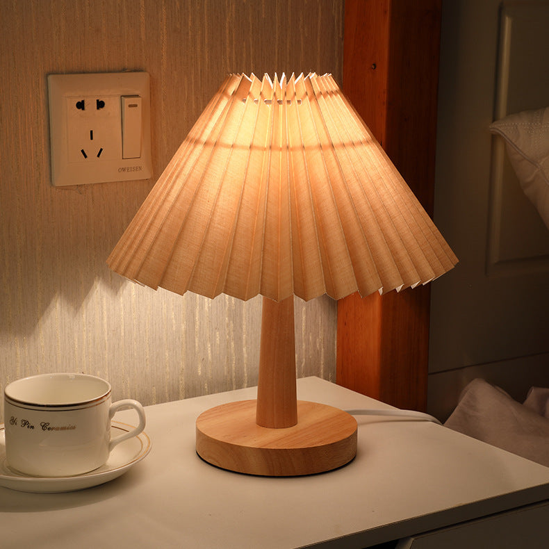 Usb Vintage Pleated Lamp