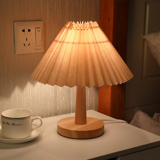 Usb Vintage Pleated Lamp