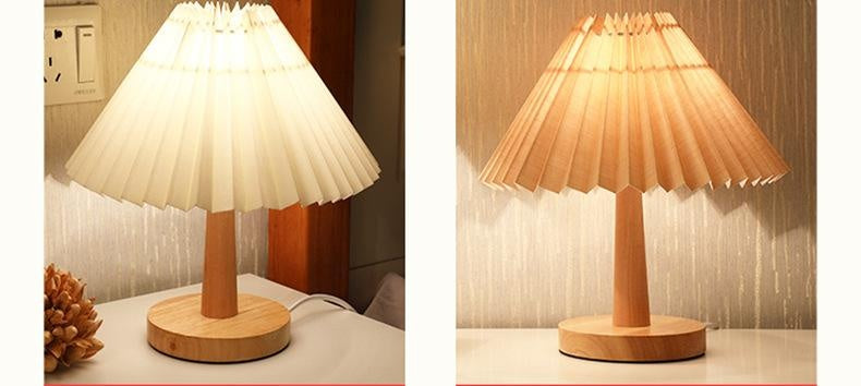 Usb Vintage Pleated Lamp