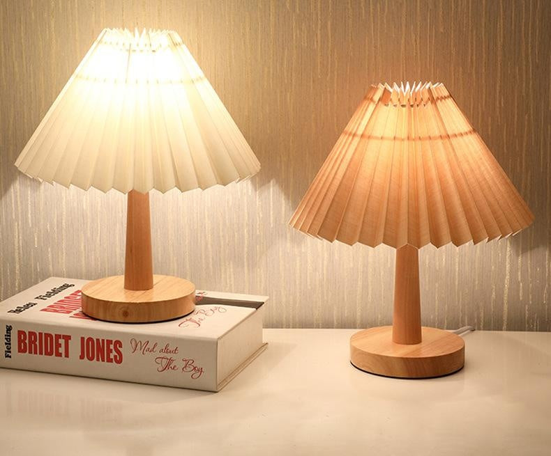 Usb Vintage Pleated Lamp