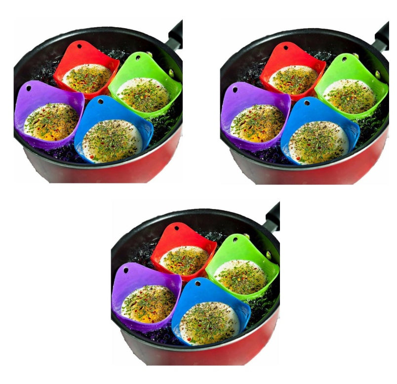 4-Color Egg Cooker Set