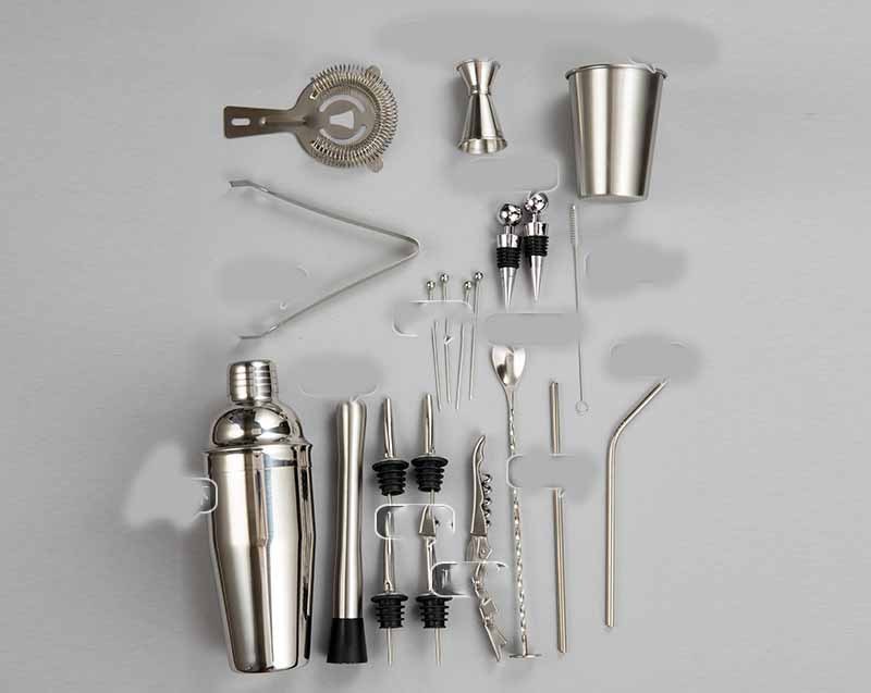 22-Piece Cocktail Shaker Set