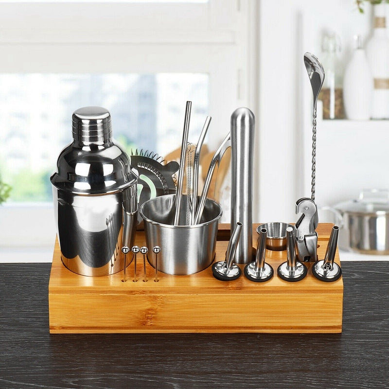 22-Piece Cocktail Shaker Set